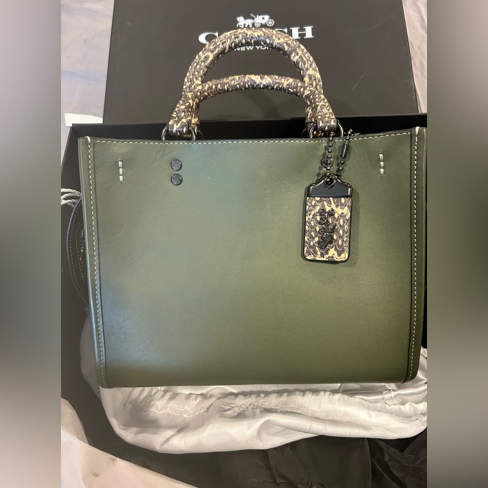 Coach 1941 Rogue 25 Snakeskin Detail